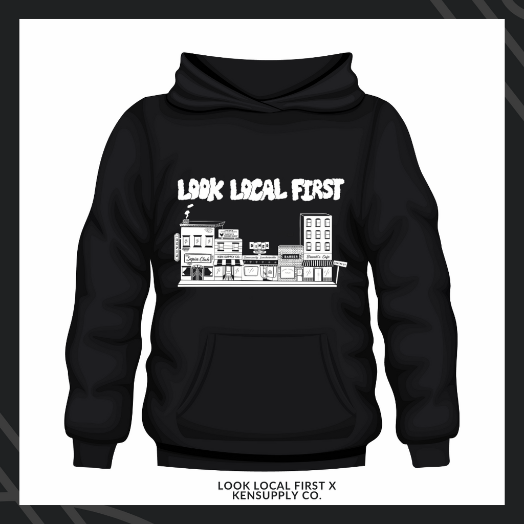 Look Local First x Ken Supply Co. Black History Month Hoodie